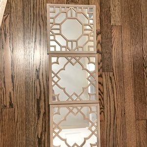 Set of 3 mirrors